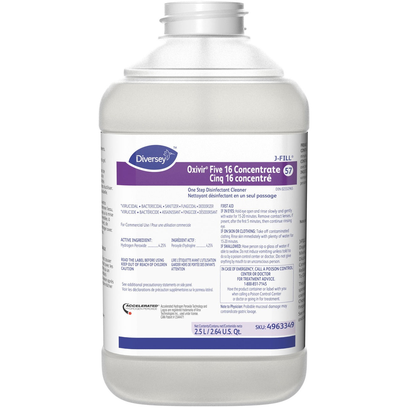 Diversey Cleaner Dsnfctnt 2.5L 2/C