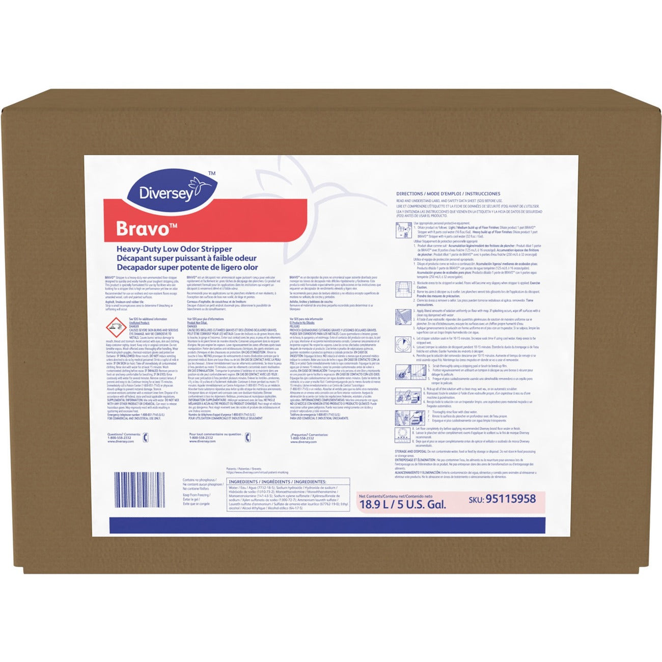 Diversey Strip Flr Bravo Hd 5G