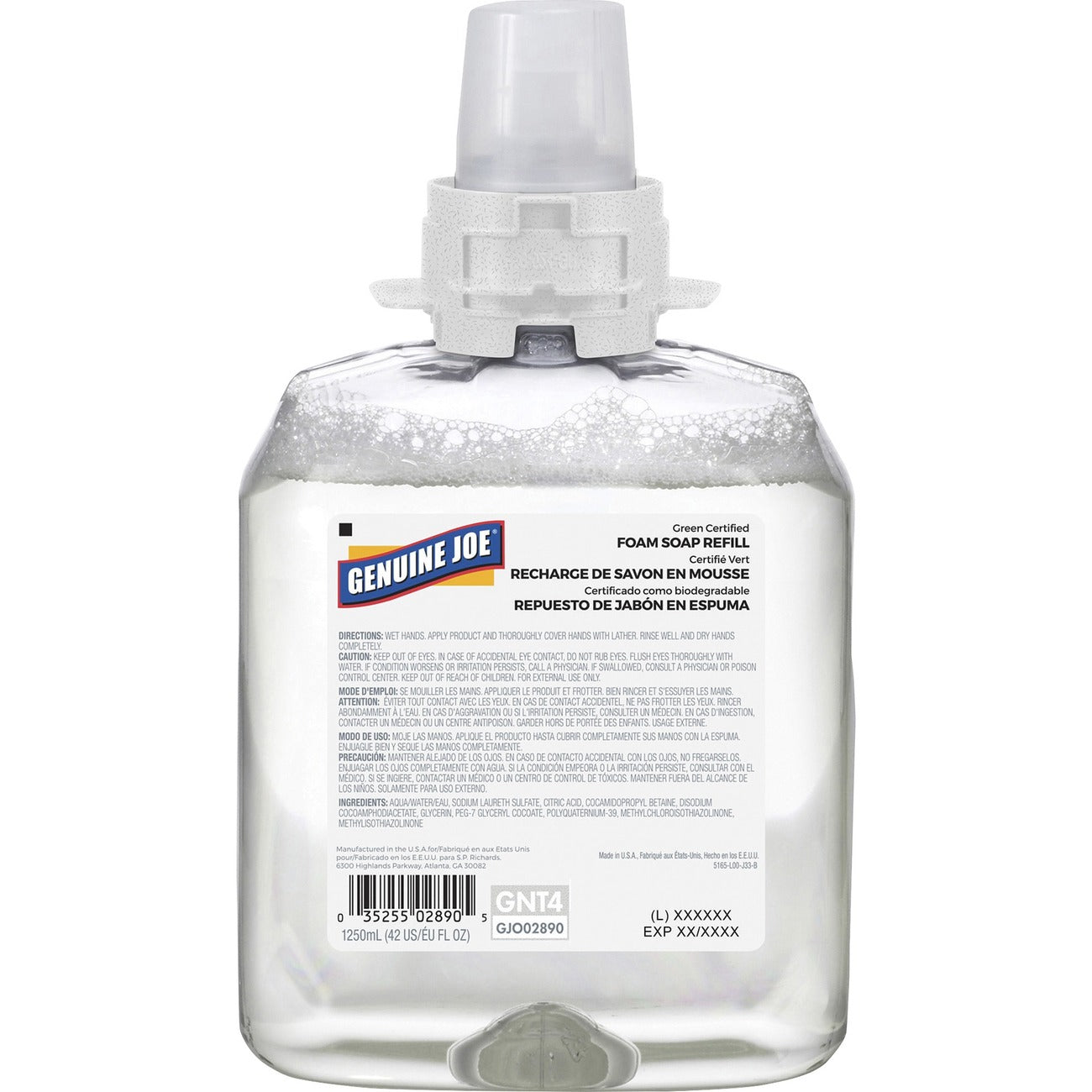 Genuine Joe Soap Foam Certified