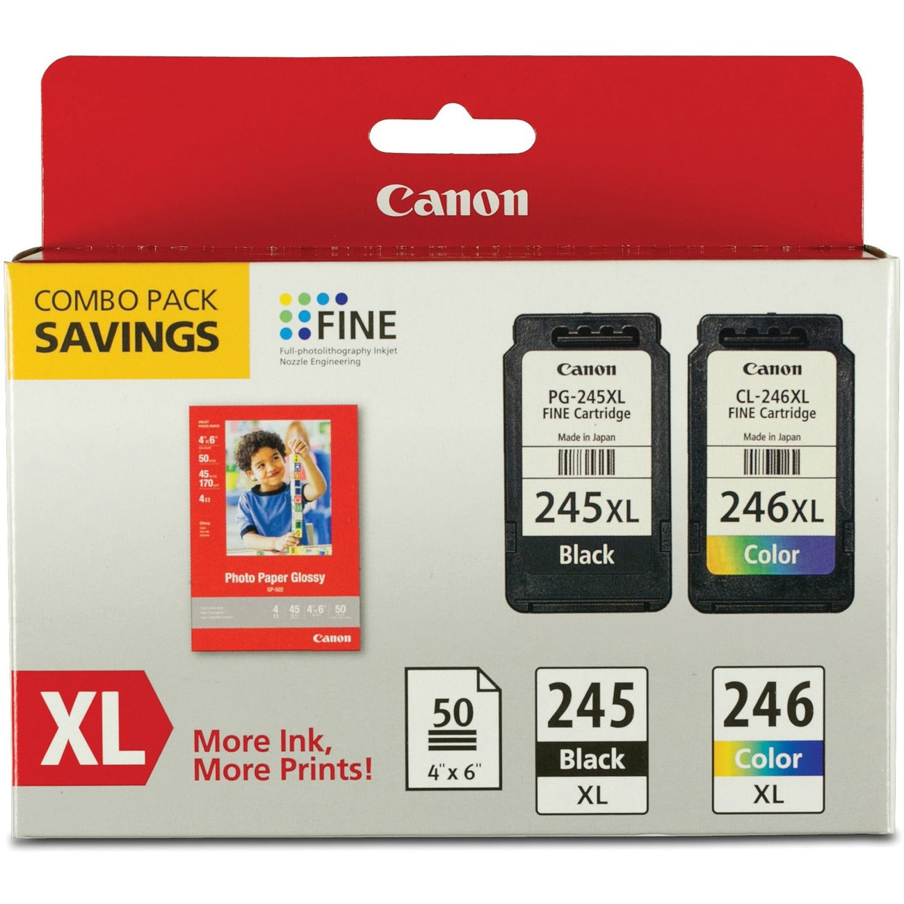 Canon Ink Combo Bk Cl 4X6Ppr