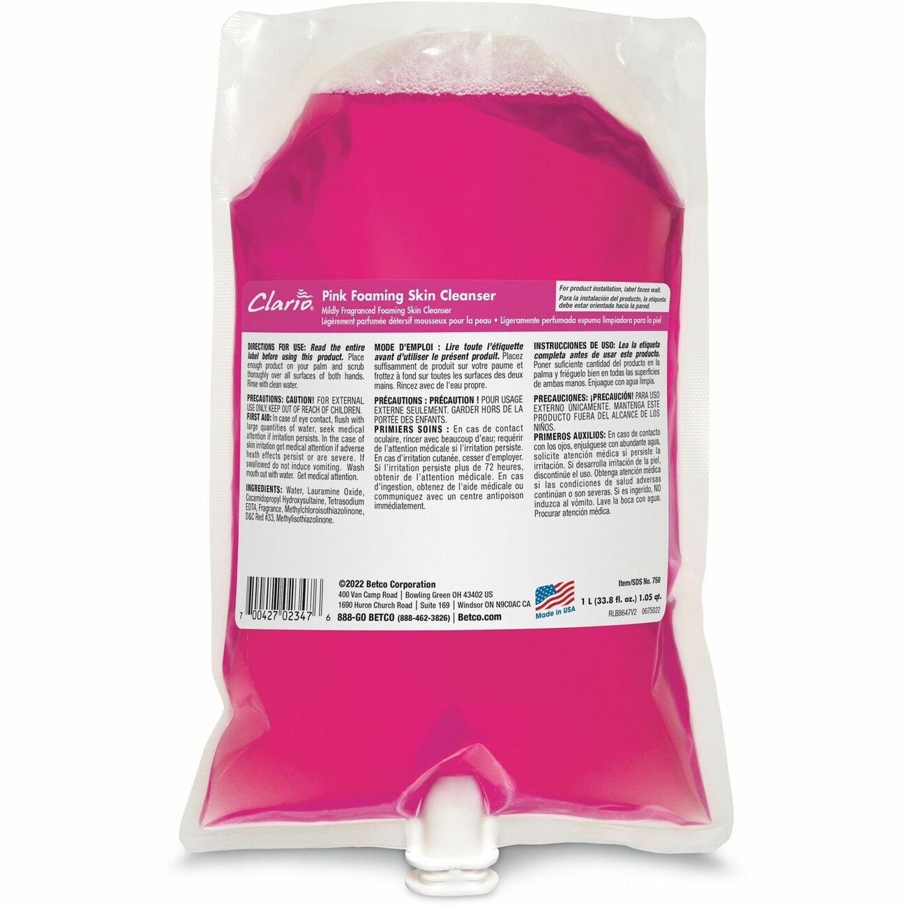 Cleanser Hand Fming Pink