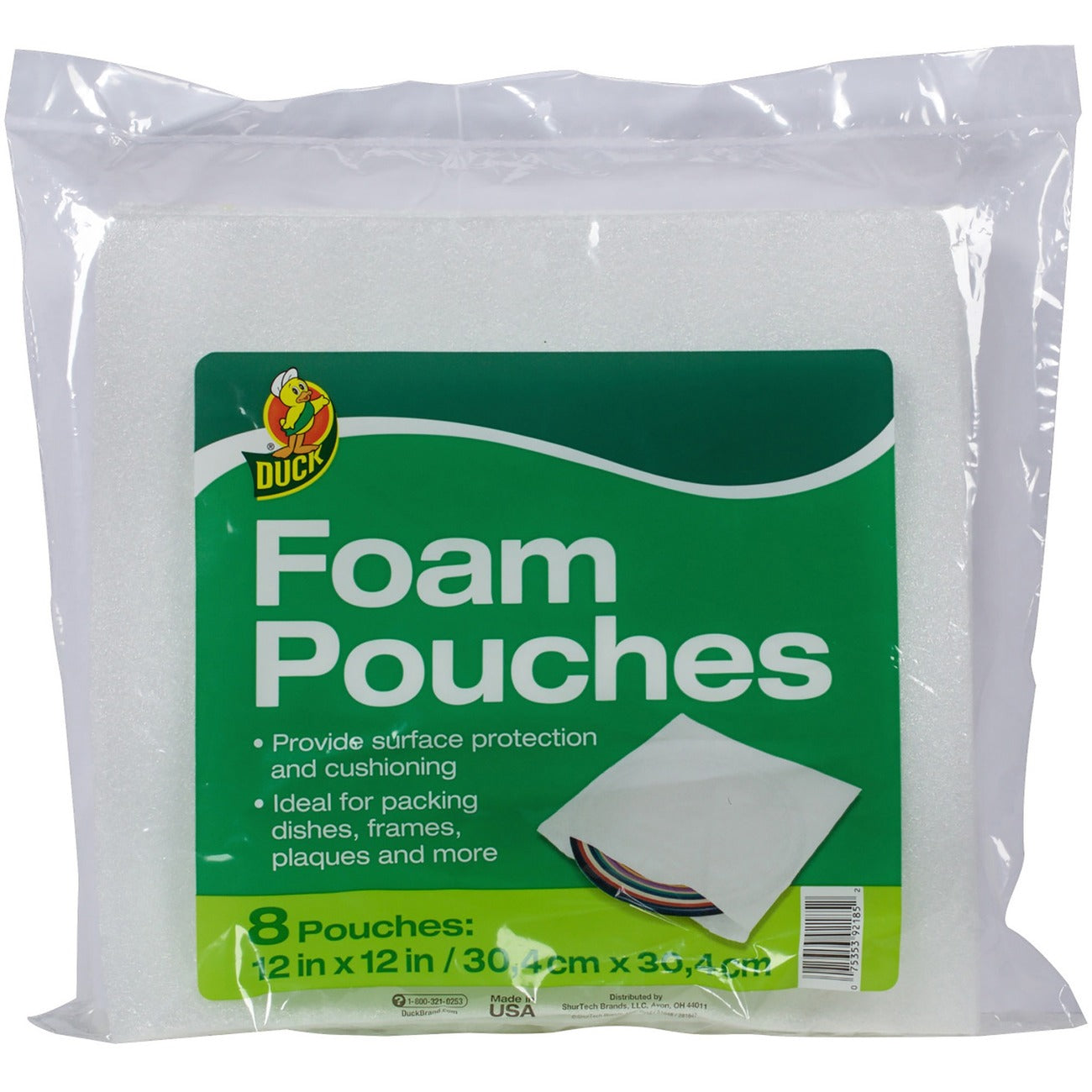 Pouch Foam 12X12 8Pk