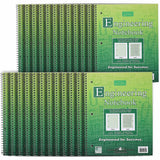 Roaring Spring WB Engineering Book Green 11"x9"