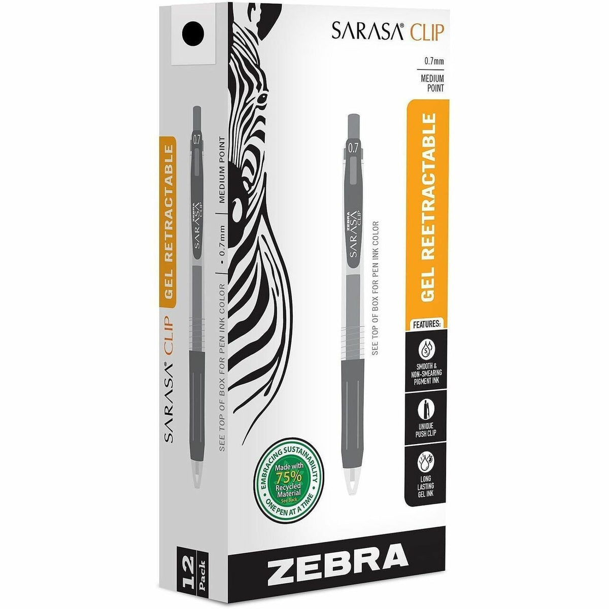 Zebra Pen SARASA Clip Retractable Gel Pen