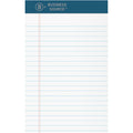 Business Source Premium Writing Pad, 5" x 8", White