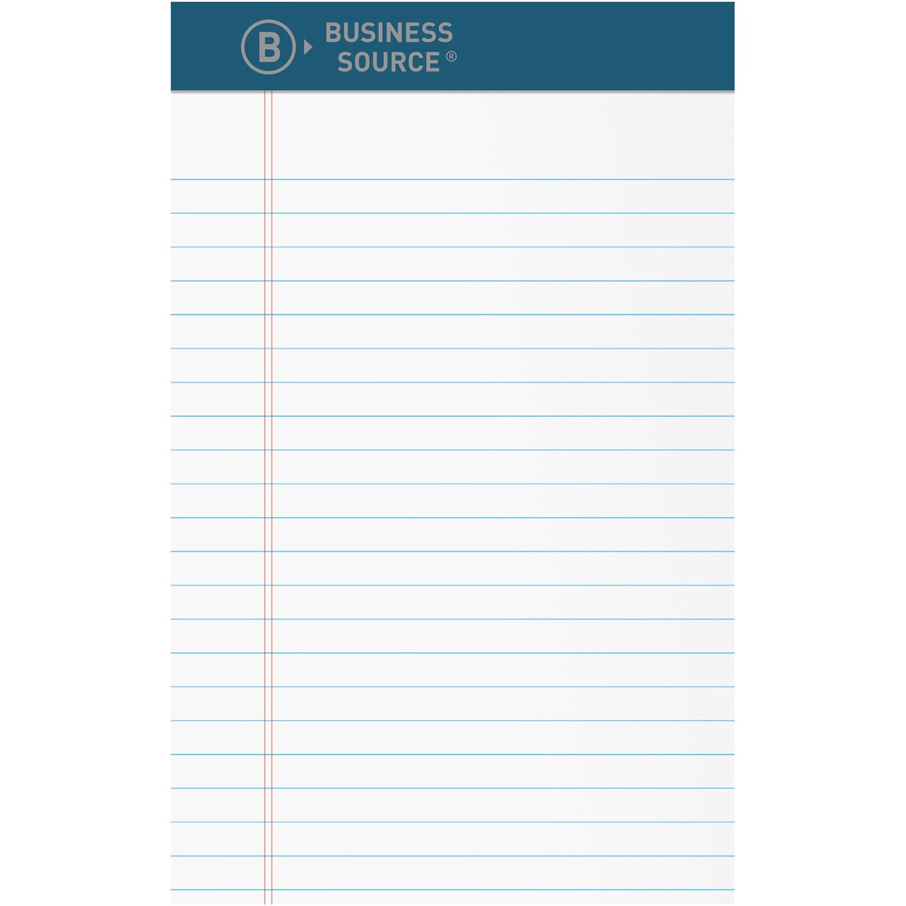 Business Source Premium Writing Pad, 5" x 8", White
