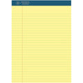 Business Source Pad Premium 8.5X11.75 Yel