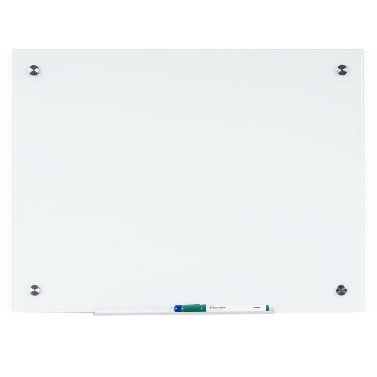 MasterVision Glass Bd Non-Mag 36X48 Wh