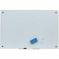 MasterVision Glass Bd Mag 24X36 Wh