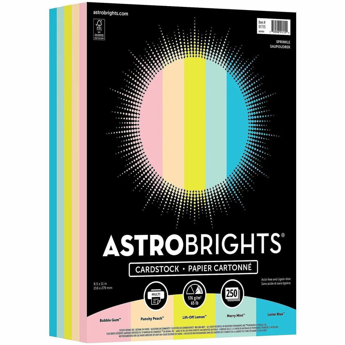 Astrobrights Cardstock Sprinkle Assortment