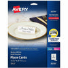 Avery Cards Gldbdr White 150Pk
