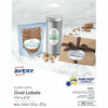 Avery Label Dt Oval We 18Up