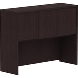 Lorell Essentials Series Stack-on Hutch with Doors