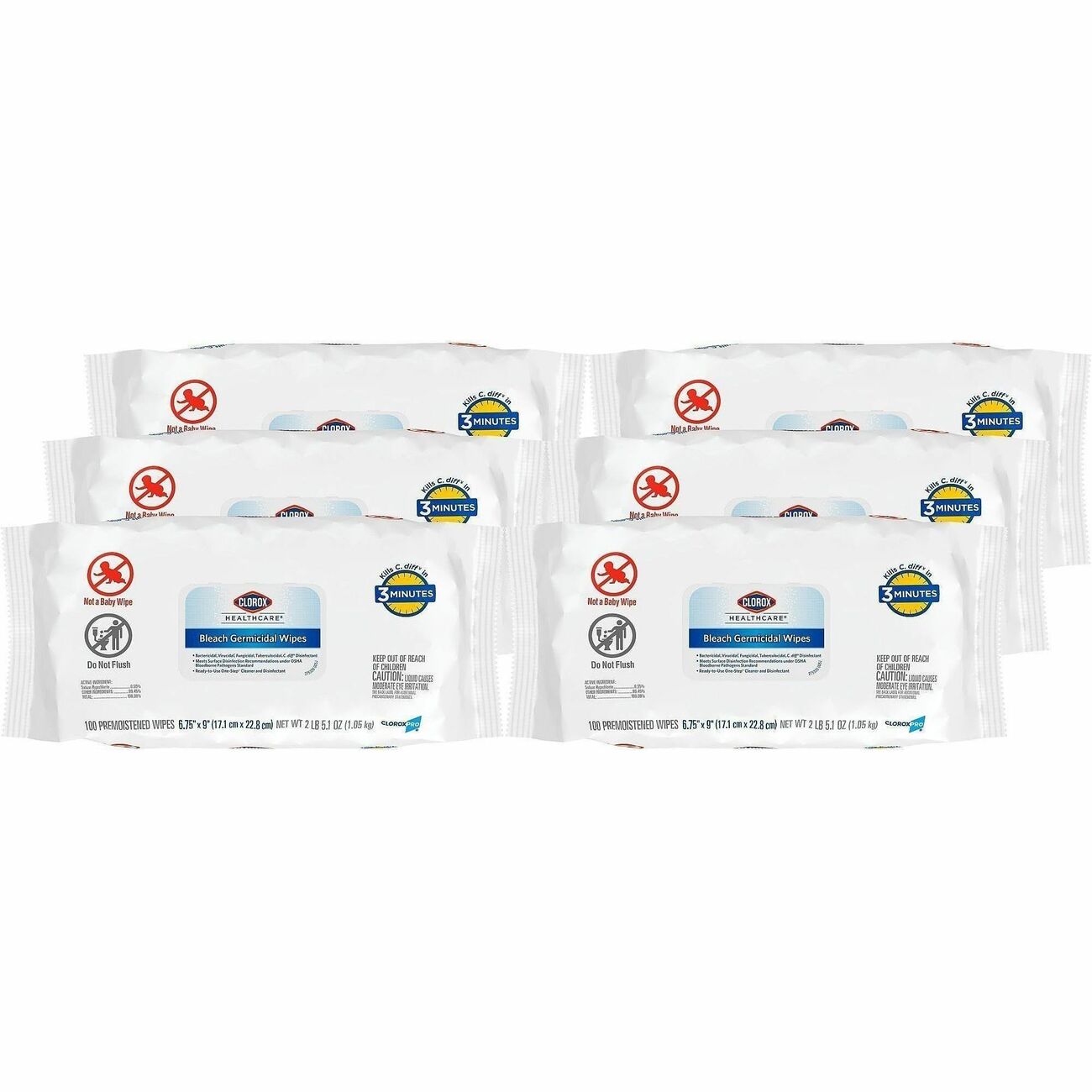 Clorox Healthcare Bleach Wipe