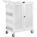 Tripp Lite series CSC32ACWHG Hospital-Grade 32-Device UV Charging Cart, White