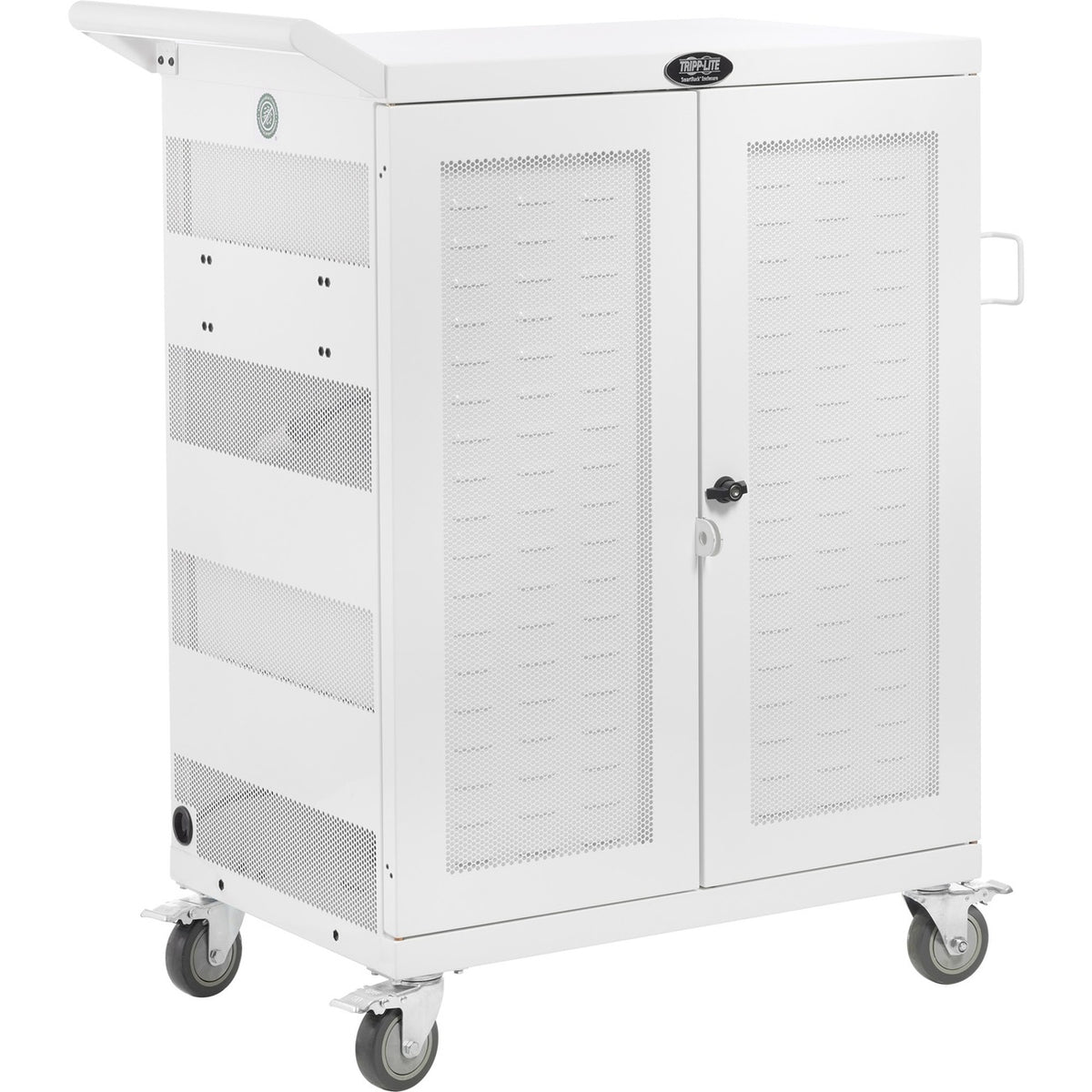 Tripp Lite series CSC32ACWHG Hospital-Grade 32-Device UV Charging Cart, White
