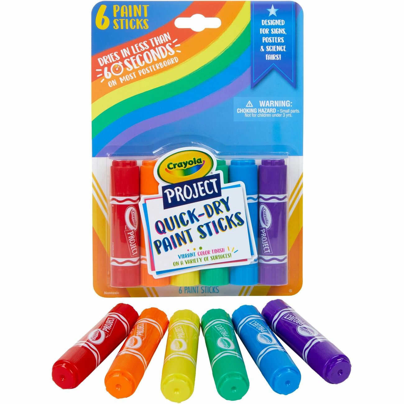 Crayola Project 6Ct Quick Dry P
