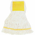 Genuine Joe Mop Small White Blend Wide