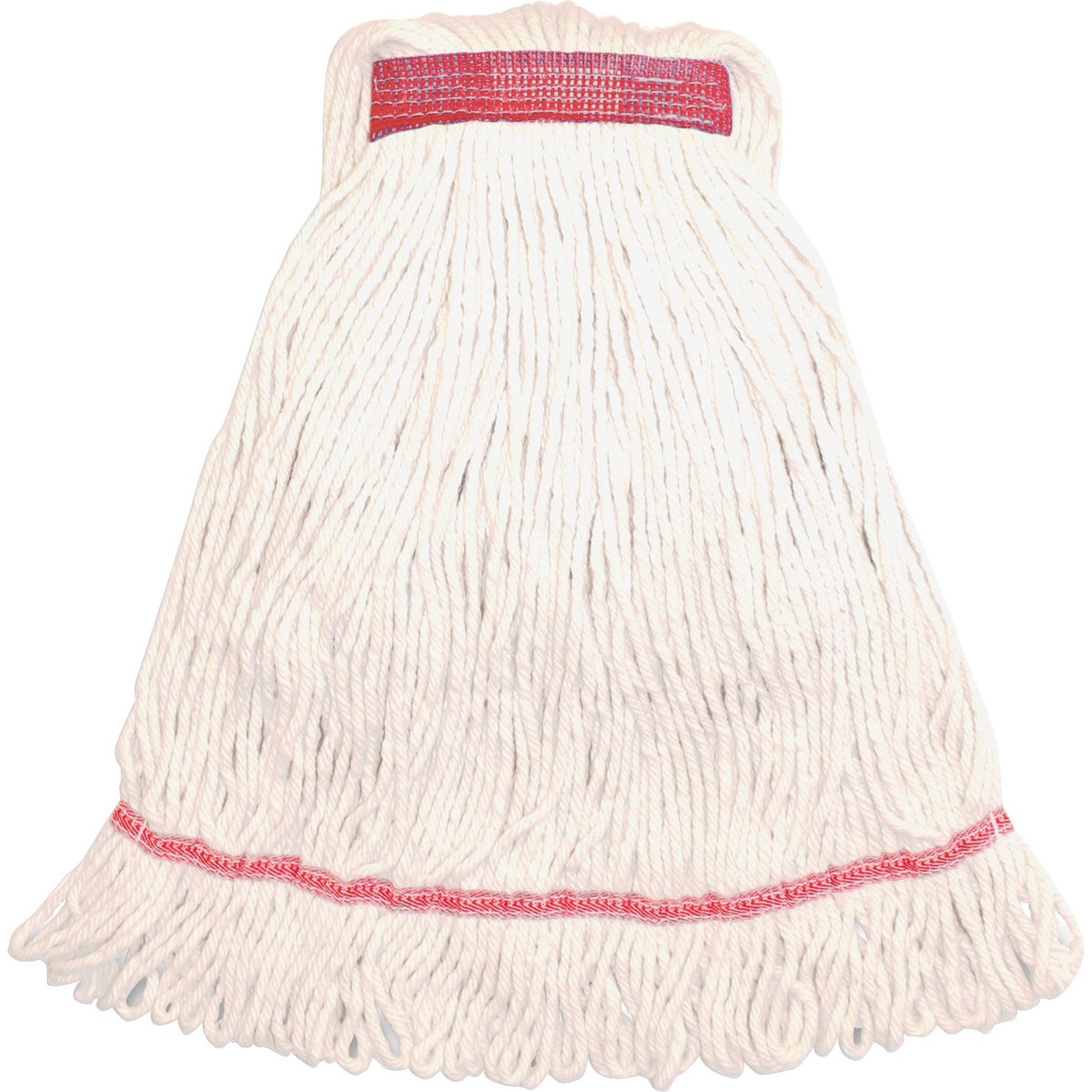 Genuine Joe Mop Lg Blend Nrwband White