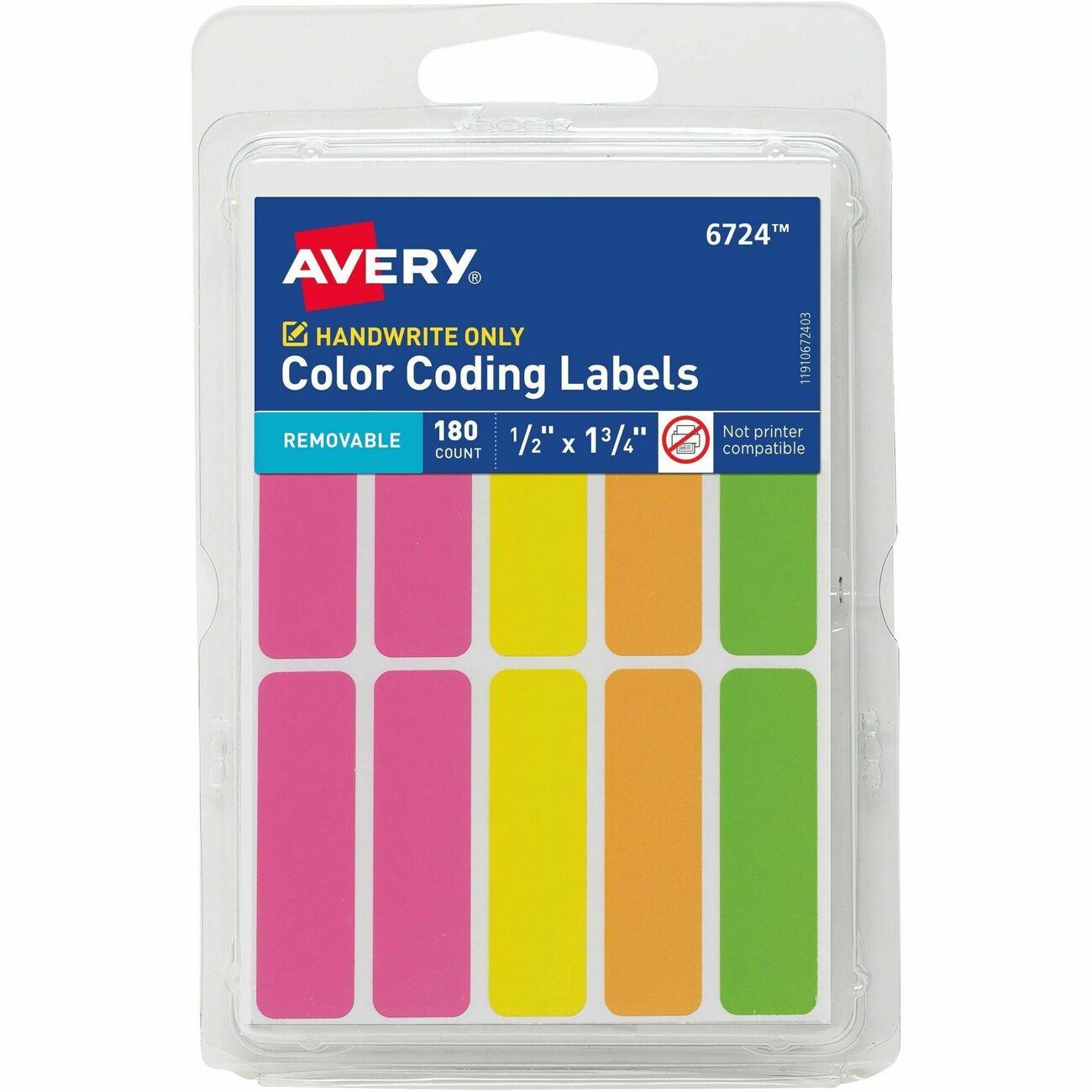 Avery Label Hw Neon 10Up
