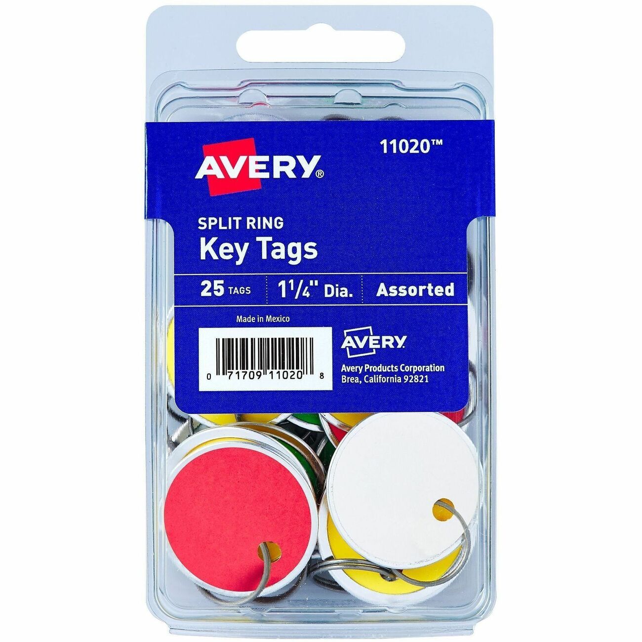 Avery Tag W/Metal Rim