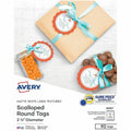 Avery Tag Scallop Round We