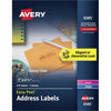 Avery Label Glossy Clr 30Up
