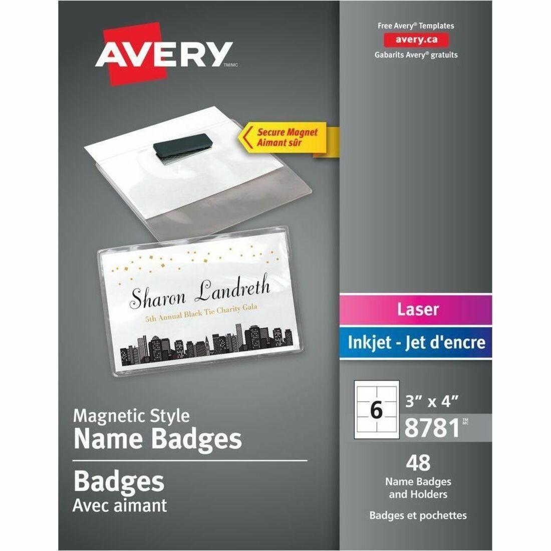 Avery Namebadge Magnet Holder