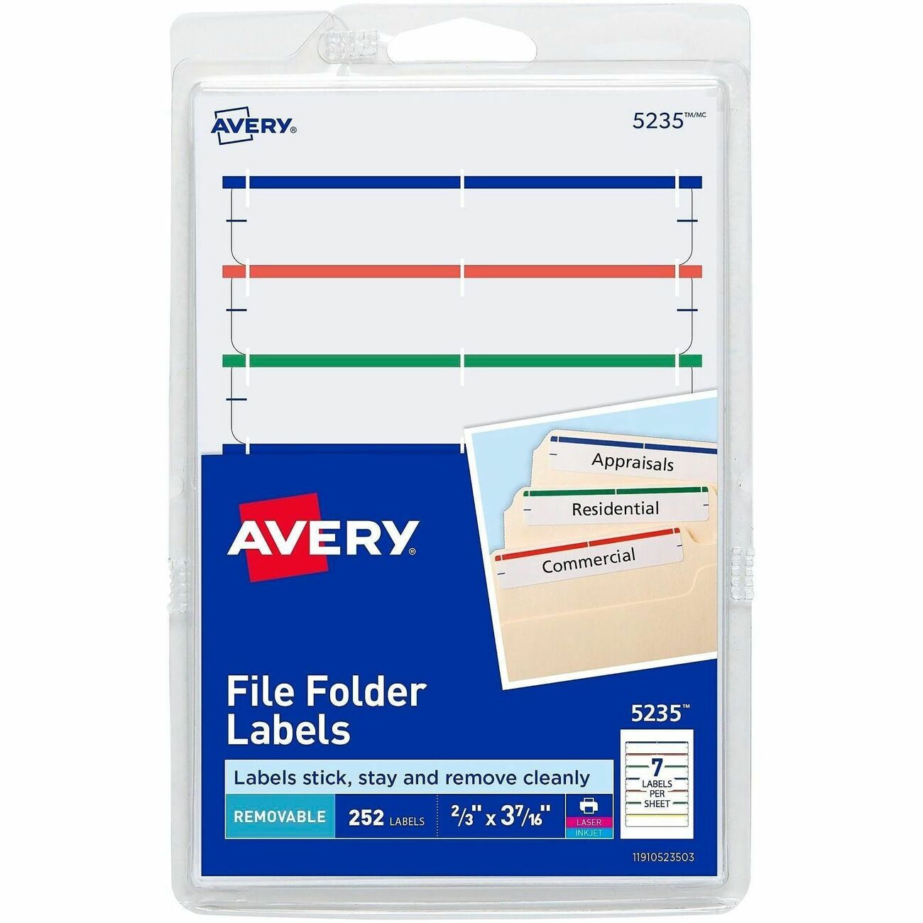 Avery Label Rmv Dot 7Up
