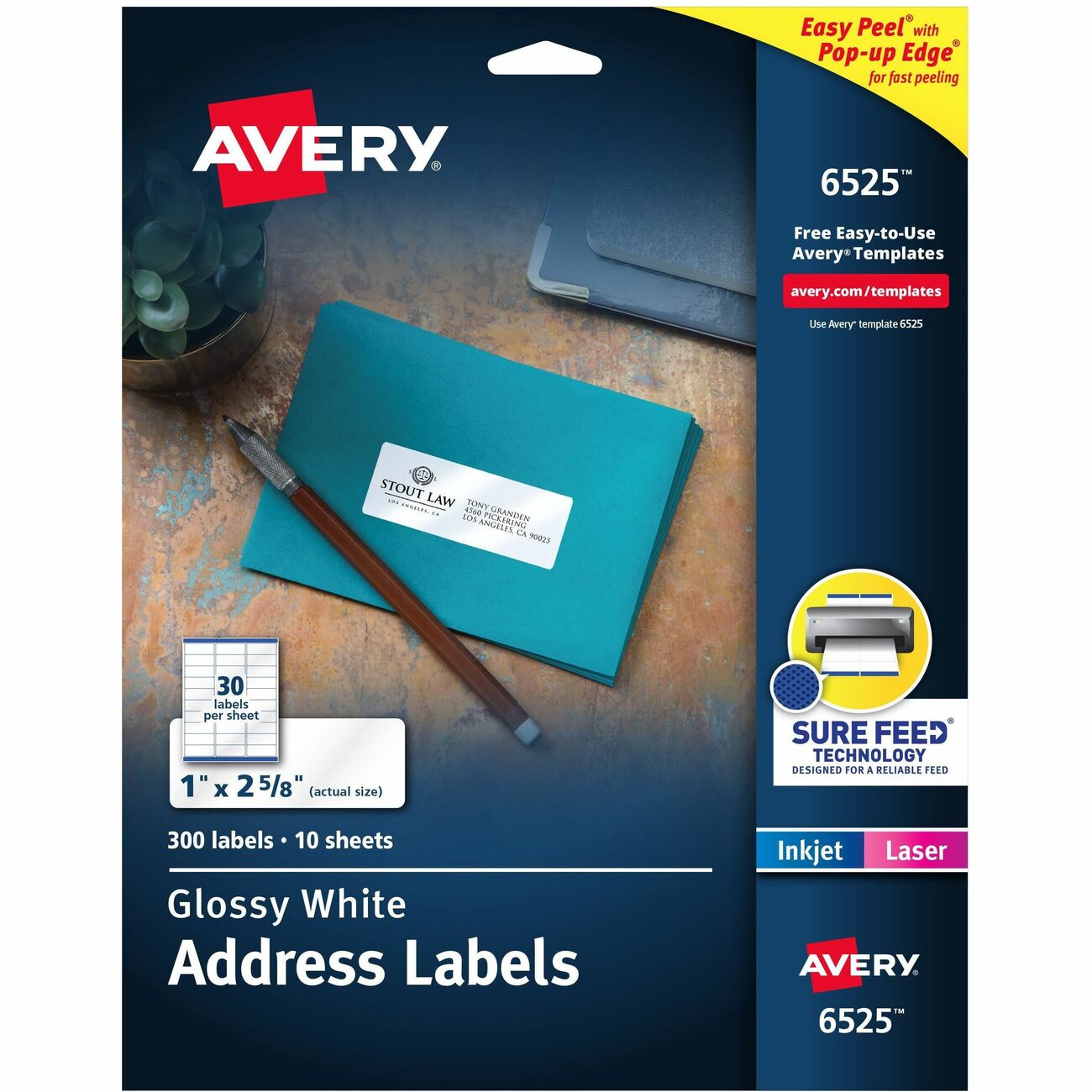 Avery Label Glossy We 30Up