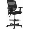 HON Stool Task Hiback Mesh Blk