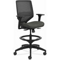 HON Stool Meshback W/Arms Bk