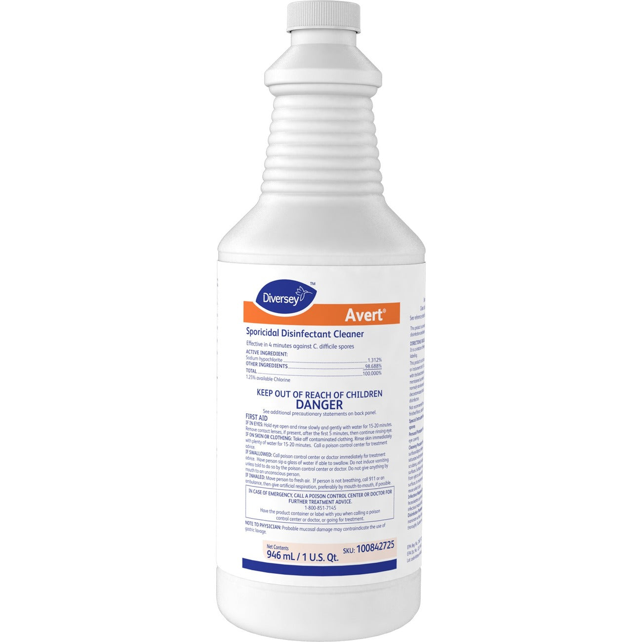 Diversey Cleaner Disnfctnt Sporicidl