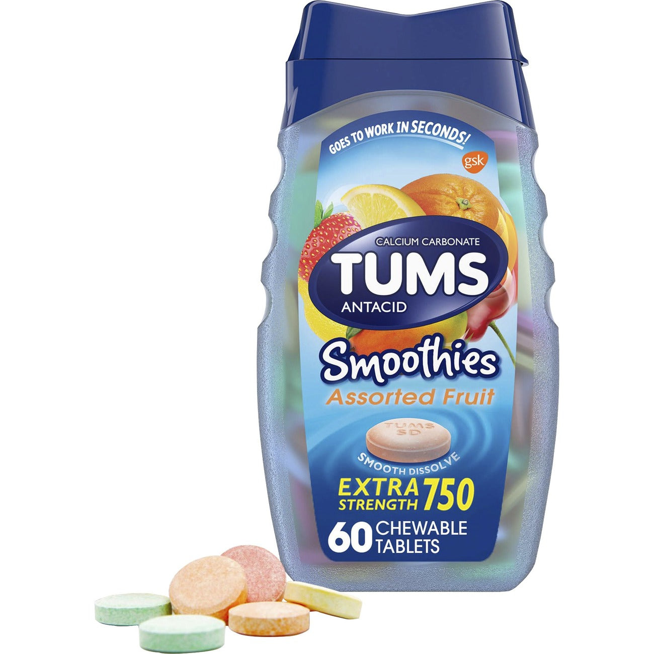Tablets Chewable Fruit 60Pk