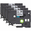 Brother Tape Label 47" Bk/We 4Pk
