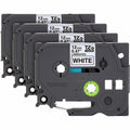 Brother Tape Label 47 Bk/We 4Pk