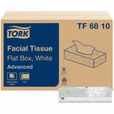 TORK Advanced Facial Tissue Flat Box White