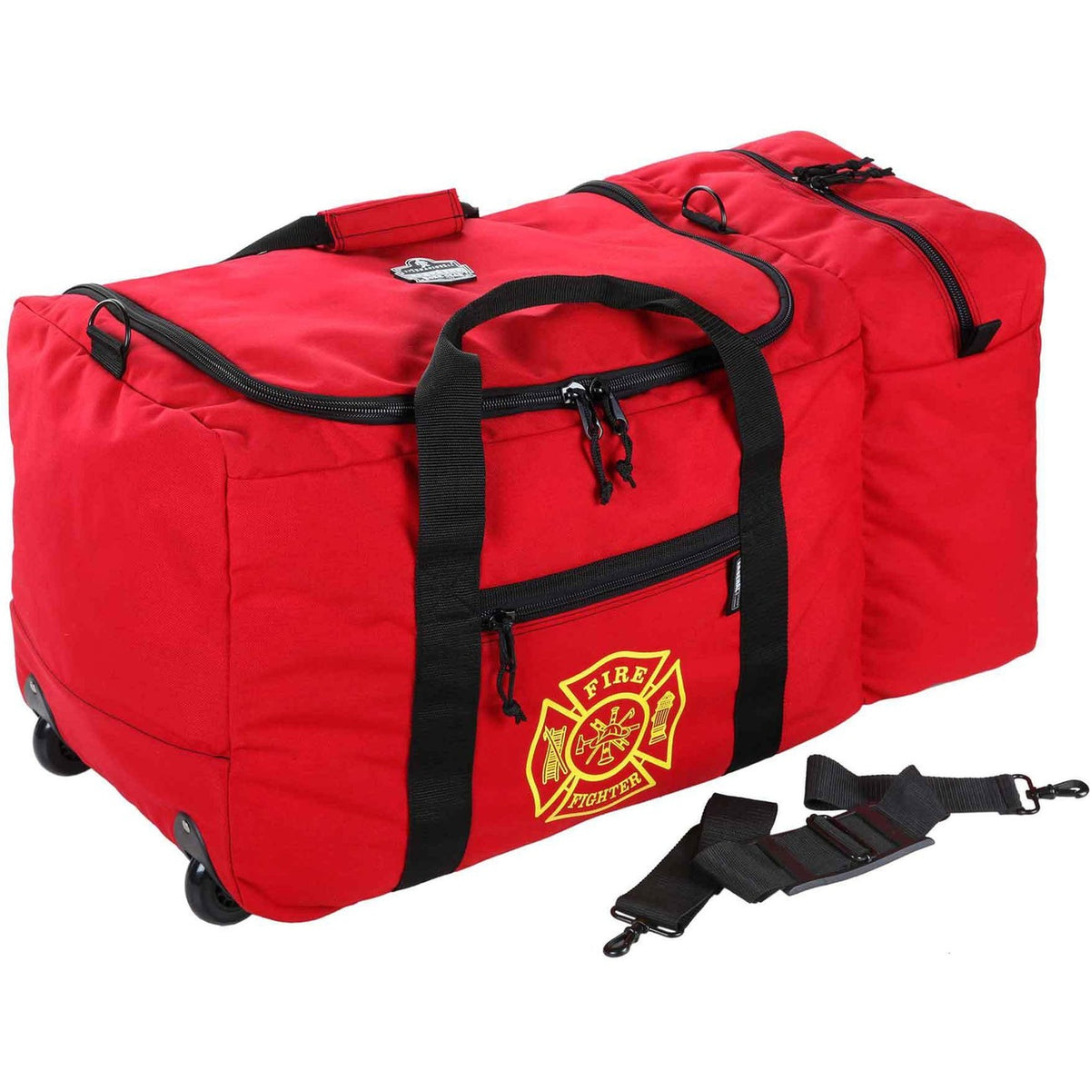 Gear Bag Wheeled F&R Red