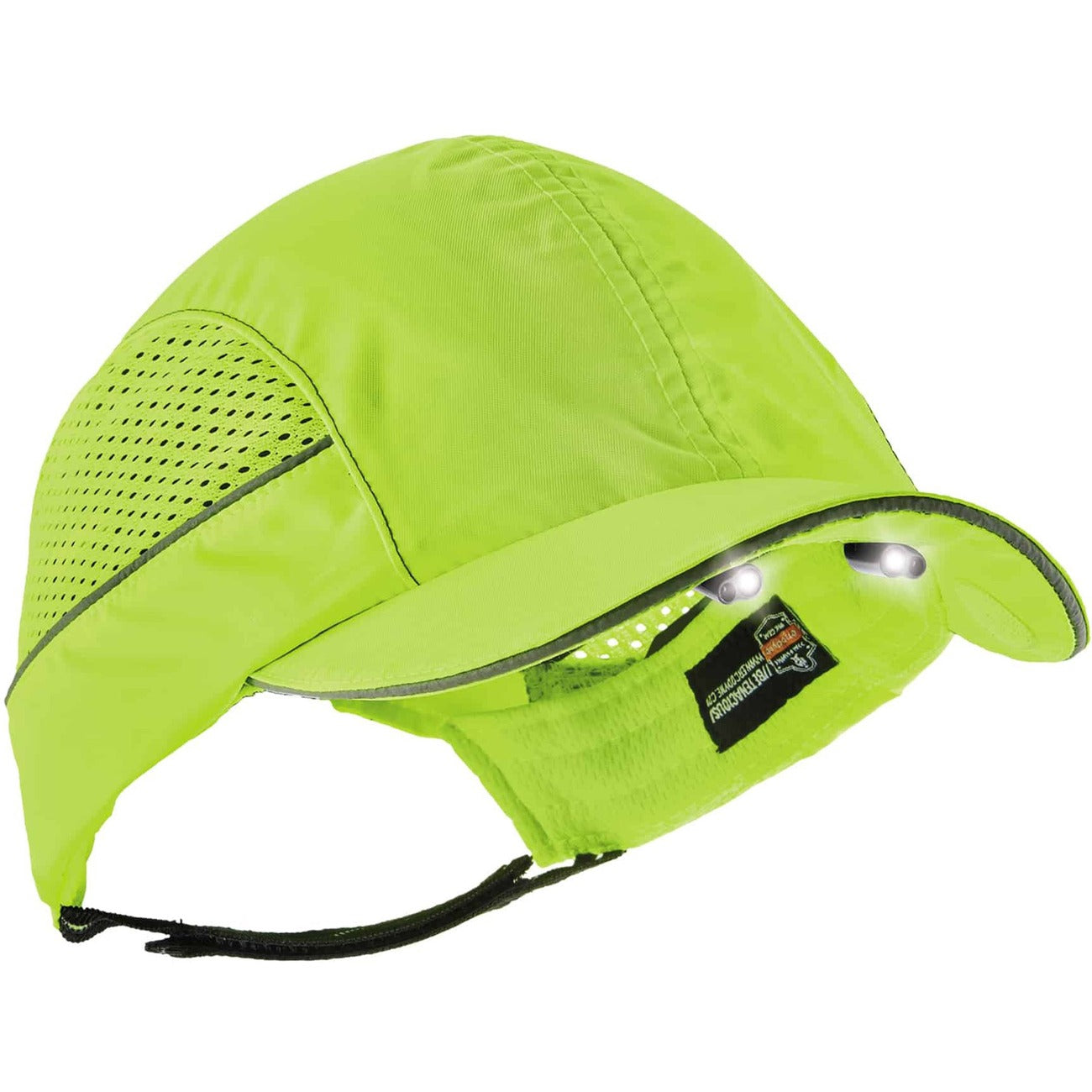 Bump Cap W/Led Long Lime