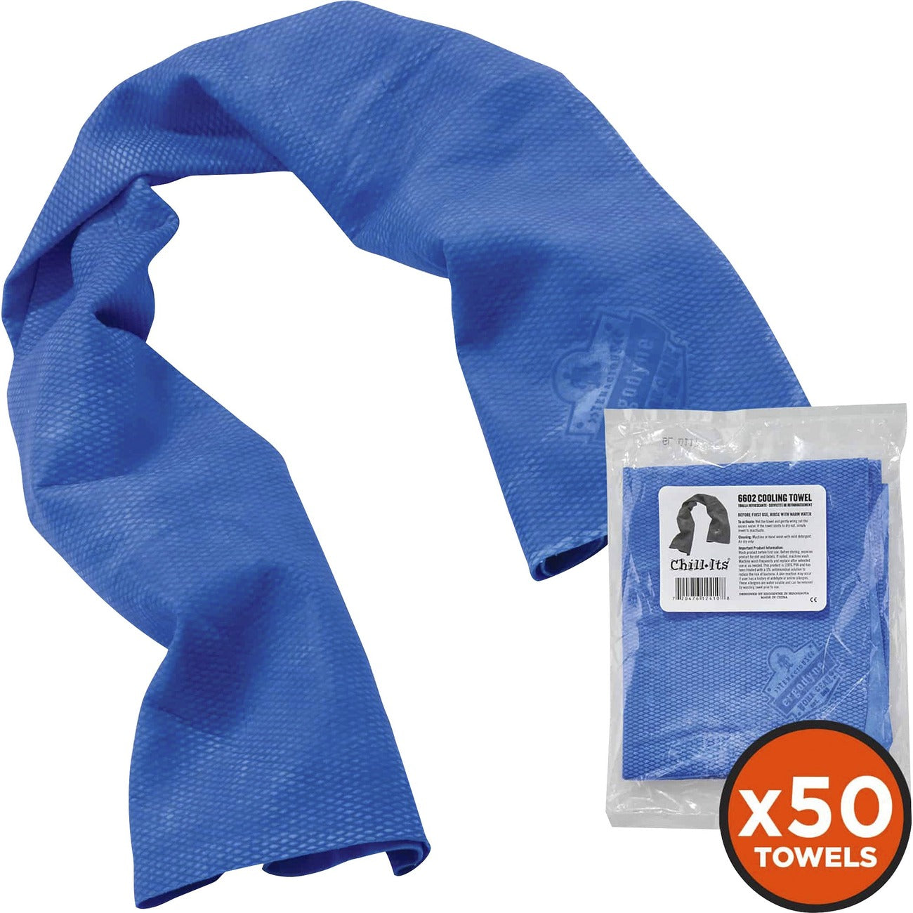Towel Cooling-50 Pack Blue
