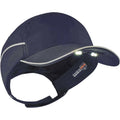 Bump Cap Lw W/Led Long Navy
