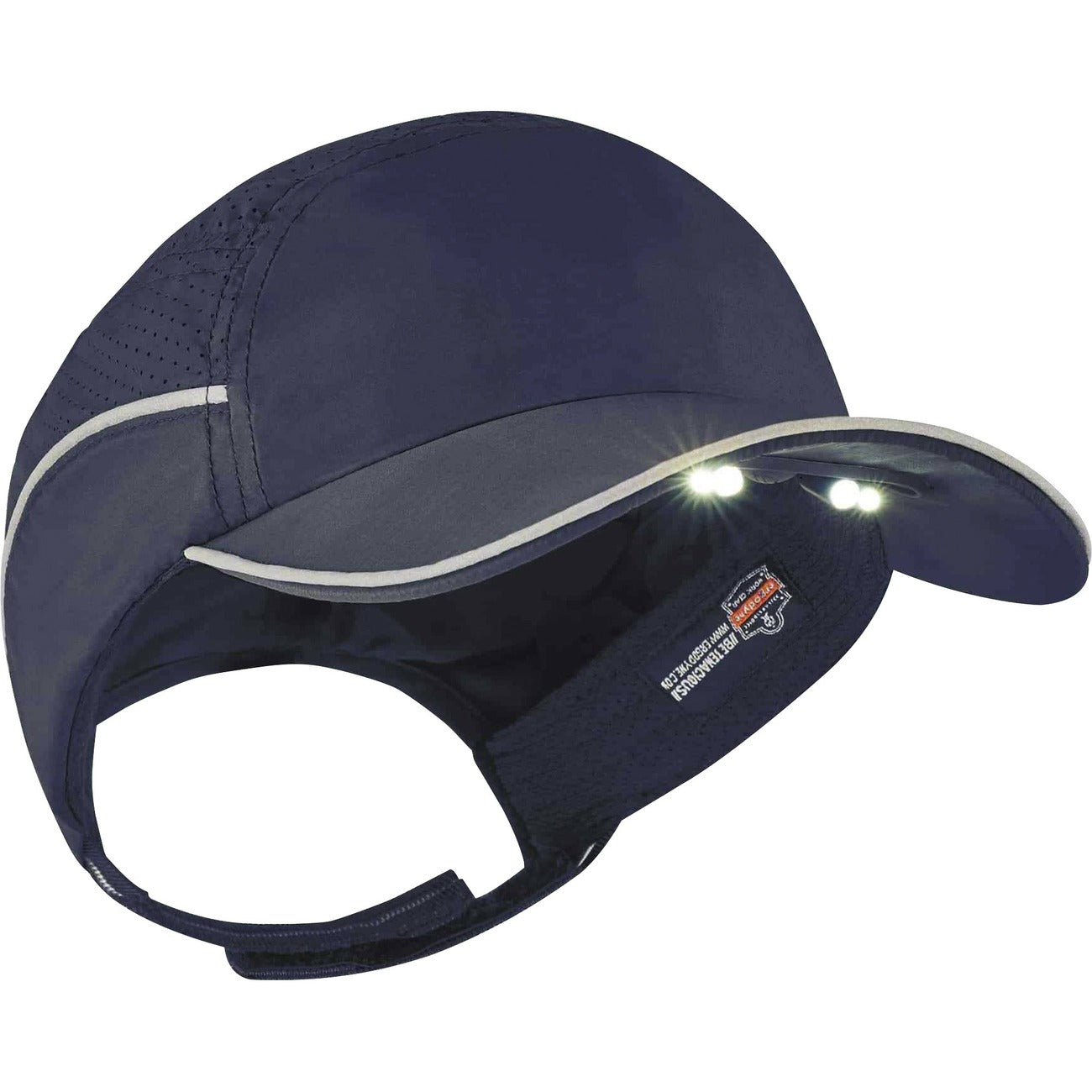 Bump Cap Lw W/Led Long Navy