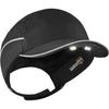 Bump Cap Lw W/Led Short Blk