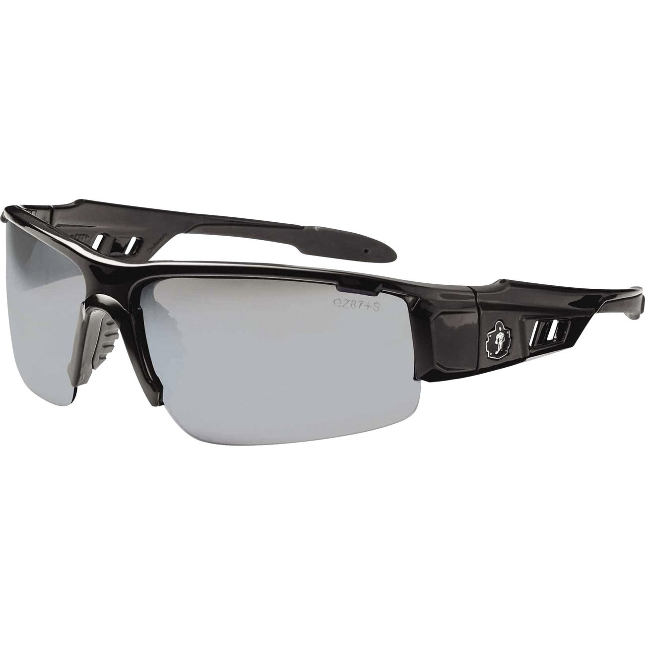 Safety Glasses Silver Black