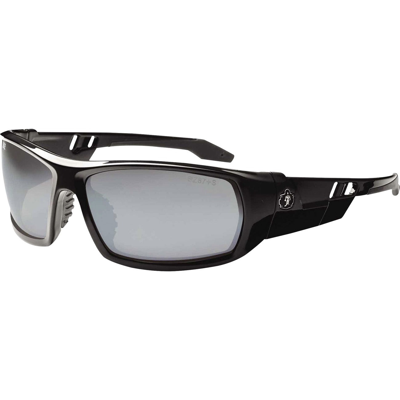 Safety Glasses Silver Black