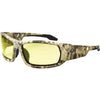 Safety Glasses Yellow Camo