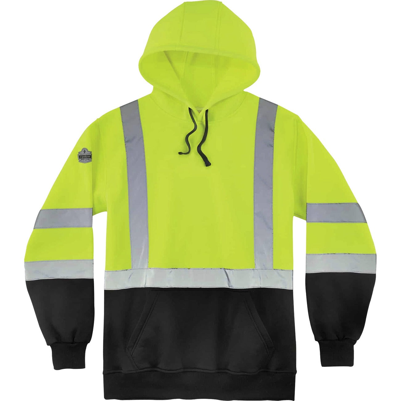 Sweatshirt Hooded 4X Lime
