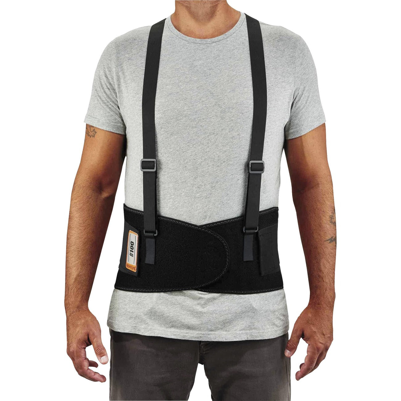 Back Support Econo Xl Black