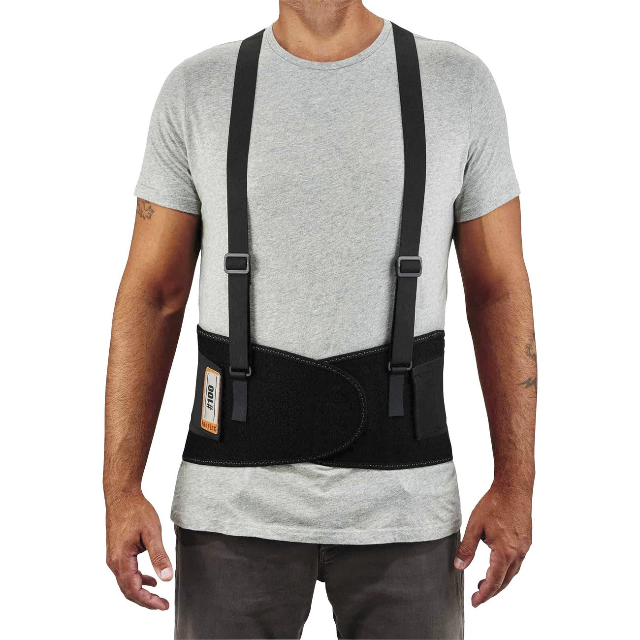 Back Support Econo 3X Black