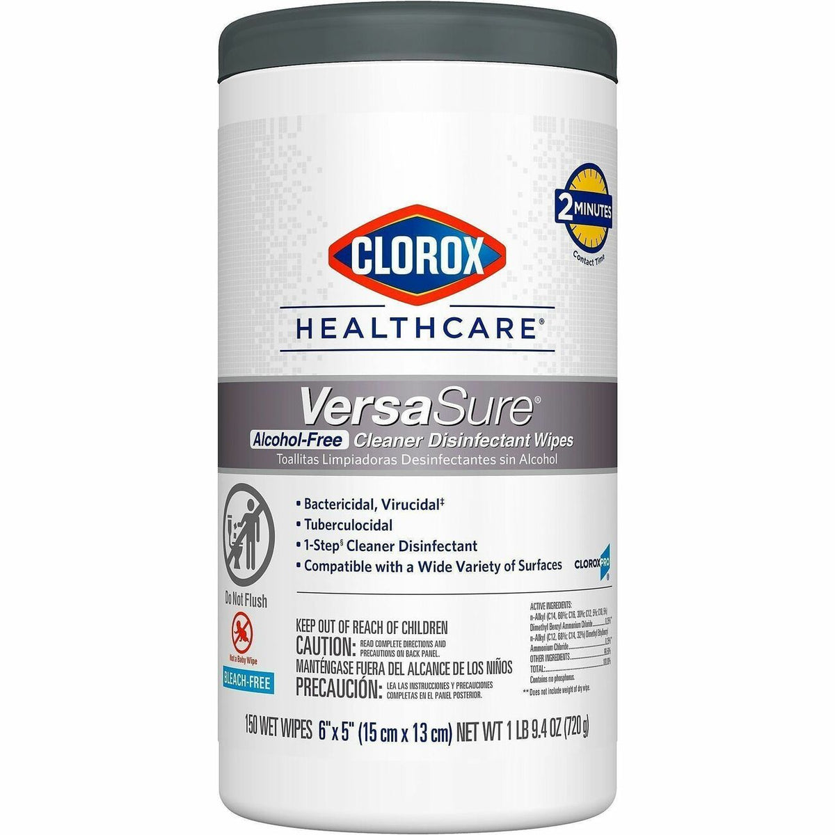 Clorox Healthcare VersaSure Disinfectant Wipes